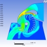 Velocity in Normal plane at 0.5m